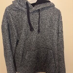 Express Black and Gray Men's Sweater